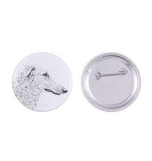 Barsoi, Russischer Jagdwindhund, Barzaia - Anstecknadel mit Ihrem Hund, fügen Sie Ihr eigenes Foto hinzu, Marke Art-Dog