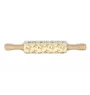 Border Terrier - small rolling pin with a dog, patterned dough roller, gadget for ceramicists from the Art-Dog brand