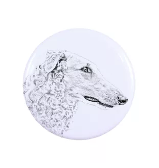 Borzoi, Russian Hunting Sighthound, Russian Wolfhound - pin with your dog, add your own photo, Art-Dog brand