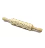 Boston Terrier, American Gentleman - small rolling pin with a dog, patterned dough roller, gadget for ceramicists from the Art-Dog brand