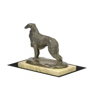 Borzoi, Russian Hunting Sighthound, Russian Wolfhound IV - dog figurine, dog silhouette figurine, trophy for Art-Dog dog show exhibition