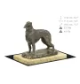 Borzoi, Russian Hunting Sighthound, Russian Wolfhound IV - dog figurine, dog silhouette figurine, trophy for Art-Dog dog show exhibition