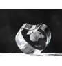 Barzoi, Levrier De Chasse Russe, Lévrier russe - une photo de chien dans un cristal, un cœur en cristal, un cadre photo exceptionnel de la marque Art-Dog