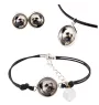 Border Terrier - ensemble de bijoux dans une boîte, collier, boucles d'oreilles, bracelet, produits de la marque Art-Dog