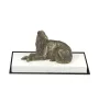 Barzoi, Levrier De Chasse Russe, Lévrier russe I - statuette de chien, figurine sur un socle blanc, trophée pour exposition de chiens de la marque Art-Dog