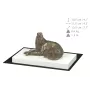 Barzoi, Levrier De Chasse Russe, Lévrier russe I - statuette de chien, figurine sur un socle blanc, trophée pour exposition de chiens de la marque Art-Dog
