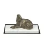 Barzoi, Levrier De Chasse Russe, Lévrier russe I - une statuette de chien, une figurine en marbre blanc, un trophée pour l'exposition de chiens de la marque Art-Dog