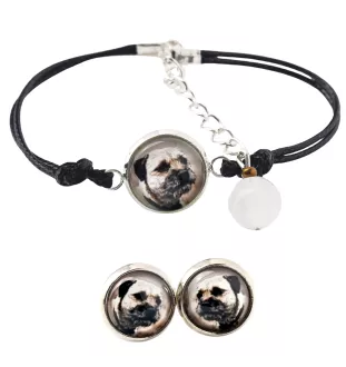 Border Terrier - Schmuckset mit Ihrem Foto, Schmuckstück für Frauen, handgefertigtes Produkt, handgefertigtes Produkt mit Leidenschaft für die Marke Art-Dog.