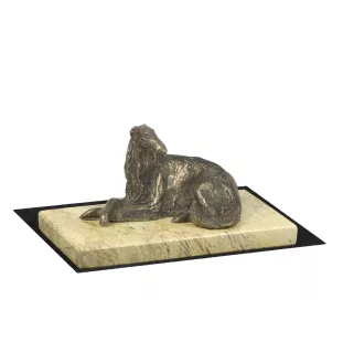 Barsoi, Russischer Jagdwindhund, Barzaia I - Hundestatue, Hundesilhouettefigur, Trophäe für die Hundeausstellung der Marke Art-Dog