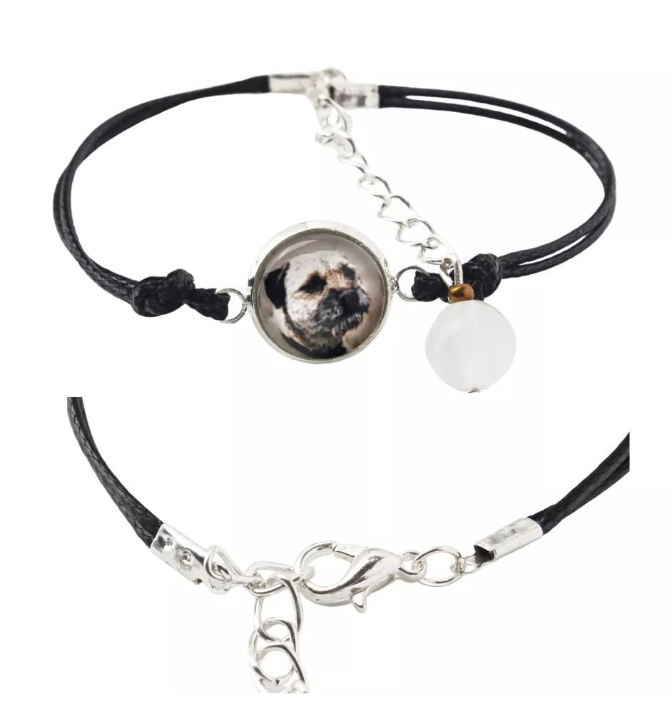 Border Terrier - Armband in einer Schachtel mit Ihrem Foto, femininer Schmuck, ein ausgezeichnetes Geschenk der Marke Art-Dog.