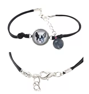 Boston Terrier - Armband in einer Schachtel mit Ihrem Foto, femininer Schmuck, ein ausgezeichnetes Geschenk der Marke Art-Dog.
