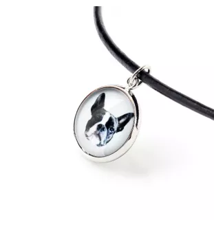 Boston Terrier, American Gentleman - necklace in a box, elegant decoration, pendant from the Art-Dog brand
