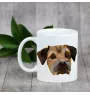 Border Terrier - tasse avec une photo et un motif de chien géométrique Art-Dog