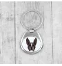 Boston Terrier brelok geometryczny Art-Dog