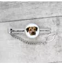 Border Terrier - épingle de cravate géométrique avec photo et inscription Art-Dog