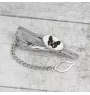 Boston Terrier, American Gentleman - geometric tie clip with a picture and inscription from Art-Dog