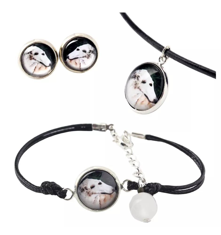 Chart rosyjski borzoj komplet w pudełku ze zdjęciem Art-Dog