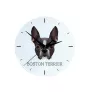 Boston Terrier zegar geometryczny Art-Dog