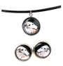 Barsoi, Russischer Jagdwindhund, Barzaia - Schmuck mit Ihrem Foto-Box, Halskette und Ohrringe-Set, personalisierte Produkte der Marke Art-Dog.