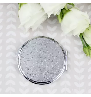 Boston Terrier, American Gentleman - mirror with a geometric design and the brand name Art-Dog