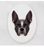 Boston Terrier płytka geometryczna Art-Dog