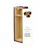 Border Terrier - geometric box with a picture and inscription for wine by Art-Dog