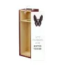 Boston Terrier, American Gentleman - geometric box with a picture and inscription for wine by Art-Dog
