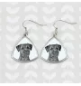 Border Terrier - boucles d'oreilles avec chien, boucles d'oreilles pendantes avec photo, bijoux personnalisés avec impression de la marque Art-Dog