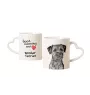 Border Terrier kubek z psem good morning serce Art-Dog