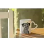 Border Terrier - Tasse mit Hund, entzückende Tasse mit herzförmigem Henkel, universelles Geschenk der Marke Art-Dog