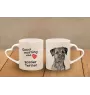 Border Terrier - tasse avec chien, une tasse adorable avec une anse en forme de cœur, un cadeau universel de la marque Art-Dog