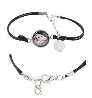 Barzoi, Levrier De Chasse Russe, Lévrier russe - bracelet dans une boîte avec votre photo, bijoux féminins, cadeau parfait de la marque Art-Dog