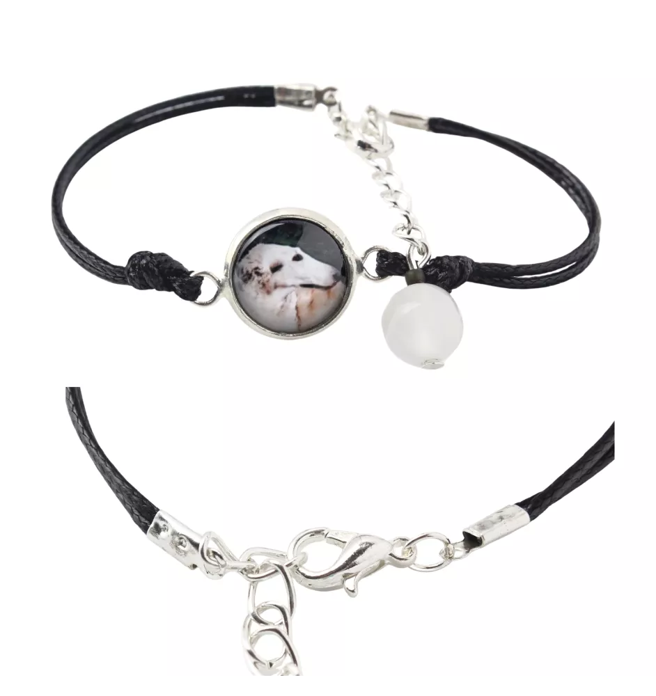 Barsoi, Russischer Jagdwindhund, Barzaia - Armband in einer Schachtel mit Ihrem Foto, femininer Schmuck, ein ausgezeichnetes Geschenk der Marke Art-Dog.