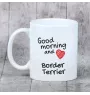 Border Terrier kubek z psem good morning Art-Dog