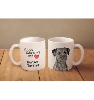 Border Terrier - Tasse mit Hund, Tasse mit Bild, personalisiertes Geschenk der Marke Art-Dog