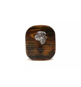 Border Terrier - Leinenhalter, Hundemedaillehalter, Schlüsselhaken der Marke Art-Dog