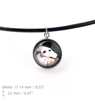 Barsoi, Russischer Jagdwindhund, Barzaia - Halskette in einer Schachtel, elegante Verzierung, Anhänger der Marke Art-Dog