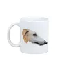 Borzoi, Russian Hunting Sighthound, Russian Wolfhound - cup with a geometric dog image and the inscription Art-Dog