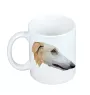 Borzoi, Russian Hunting Sighthound, Russian Wolfhound - cup with a geometric dog image and the inscription Art-Dog