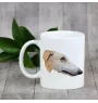Borzoi, Russian Hunting Sighthound, Russian Wolfhound - cup with a geometric dog image and the inscription Art-Dog
