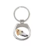 Barzoi, Levrier De Chasse Russe, Lévrier russe - porte-clés géométrique avec photo et inscription Art-Dog