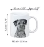 Border Terrier - cup with a dog, cute cup with graphics, a gift with your photo from the Art-Dog brand