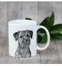 Border Terrier - cup with a dog, cute cup with graphics, a gift with your photo from the Art-Dog brand