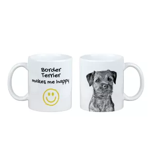 Border Terrier kubek z psem Makes me happy Art-Dog