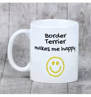 Border Terrier - cup with a dog, cheerful cup for a dog lover, personalized gift from the Art-Dog brand