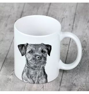 Border Terrier - cup with a dog, cheerful cup for a dog lover, personalized gift from the Art-Dog brand