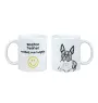 Boston Terrier - Tasse mit Hund, fröhliche Tasse für Hundeliebhaber, personalisiertes Geschenk der Marke Art-Dog
