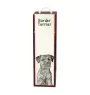 Border Terrier - boîte à vin avec chien, boîte à alcool avec graphisme, boîte cadeau personnalisée de la marque Art-Dog