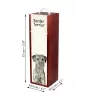 Border Terrier - wine box with a dog, alcohol box with graphics, personalized gift box from the Art-Dog brand