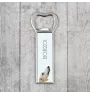 Borzoi, Russian Hunting Sighthound, Russian Wolfhound - bottle opener with a picture and inscription for beer by Art-Dog